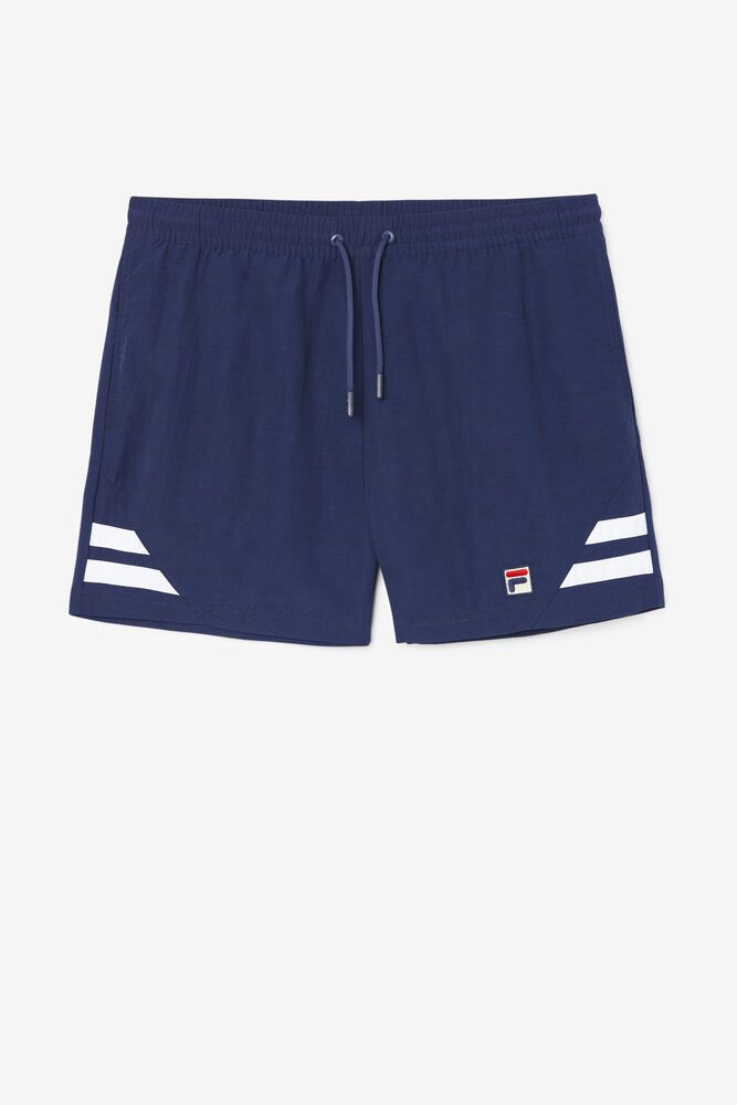 Fila Shorts Vantage Swim Mens Navy - India FED-126408